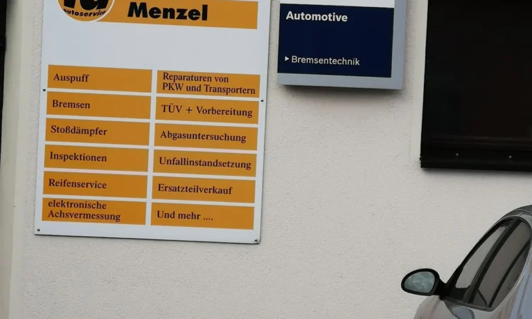 1a Autoservice Menzel