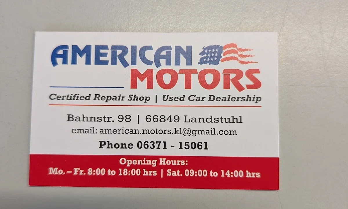 KFZ-Werkstätten American Motors Landstuhl Kaiserslautern