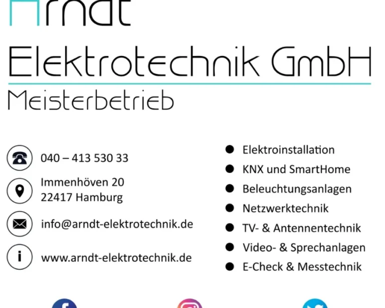 Arndt Elektrotechnik GmbH - Meisterbetrieb