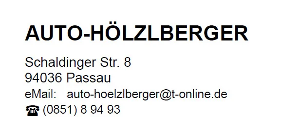 Auto Hölzlberger