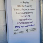 Autoglas Schwarz