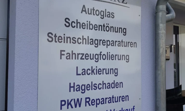 Autoglas Schwarz