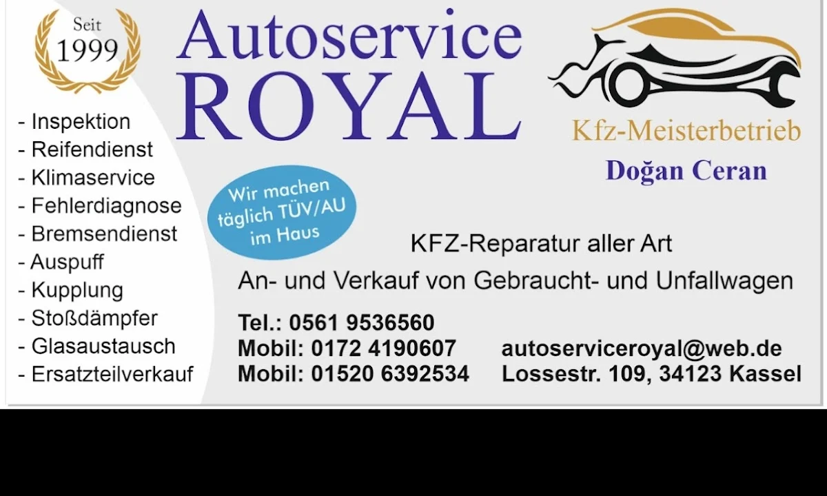 KFZ-Werkstätten Autoservice ROYAL Kassel