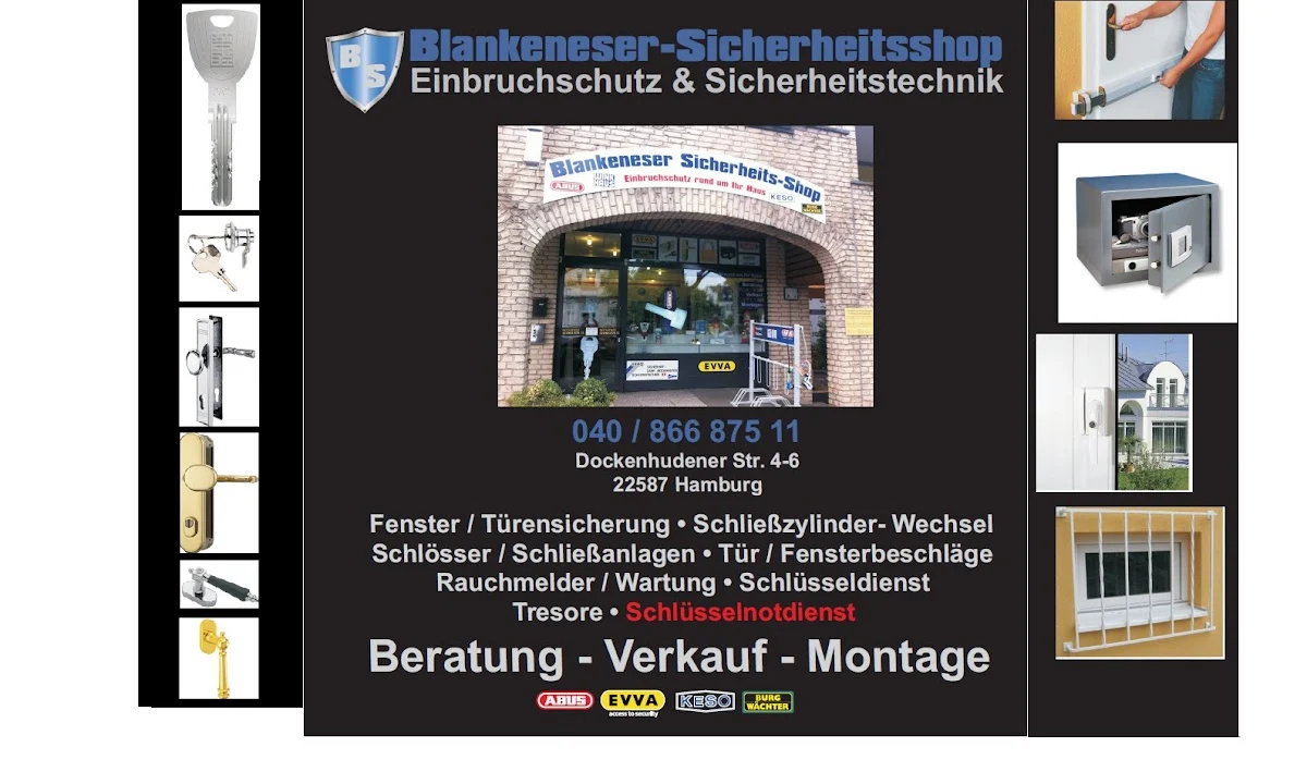 Fensterbauer Blankeneser Sicherheitsshop Hamburg