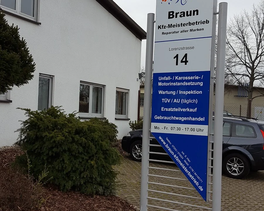KFZ-Werkstätten Braun Kfz- Meisterbetrieb Karlsruhe