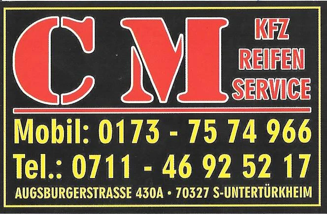 KFZ-Werkstätten CM Kfz & Reifen Service Stuttgart