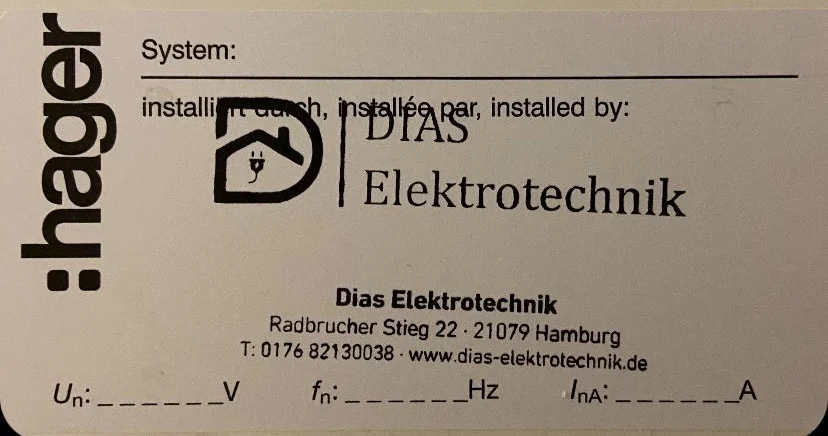 Elektriker Dias Elektrotechnik Hamburg