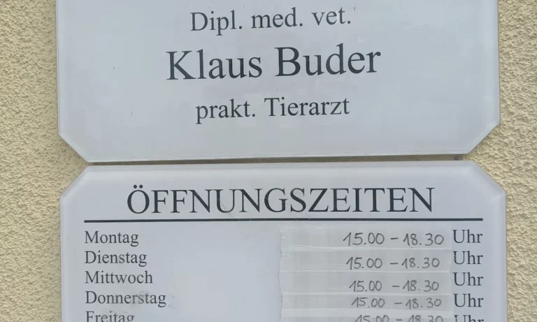 Dipl. med. vet. Klaus Buder