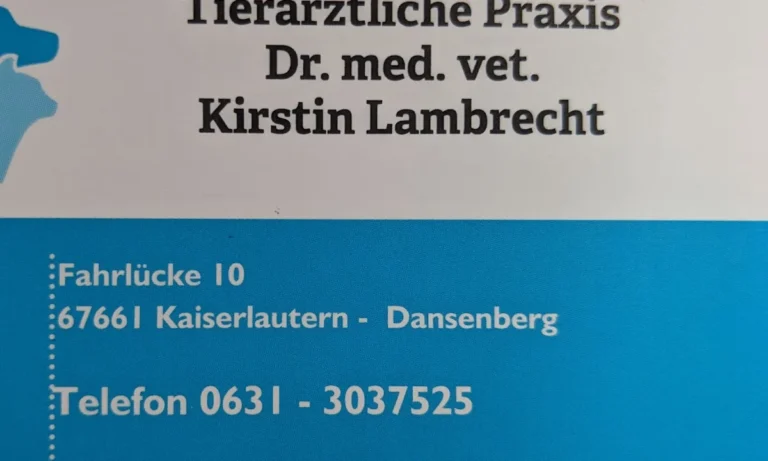 Dr. med. vet. Kirstin Lambrecht