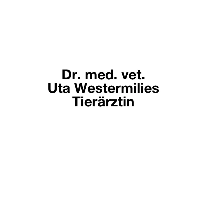 Dr. med. vet. Uta Westermilies
