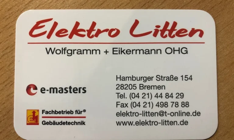 Elektro-Litten | Wolfgramm & Eikermann OHG