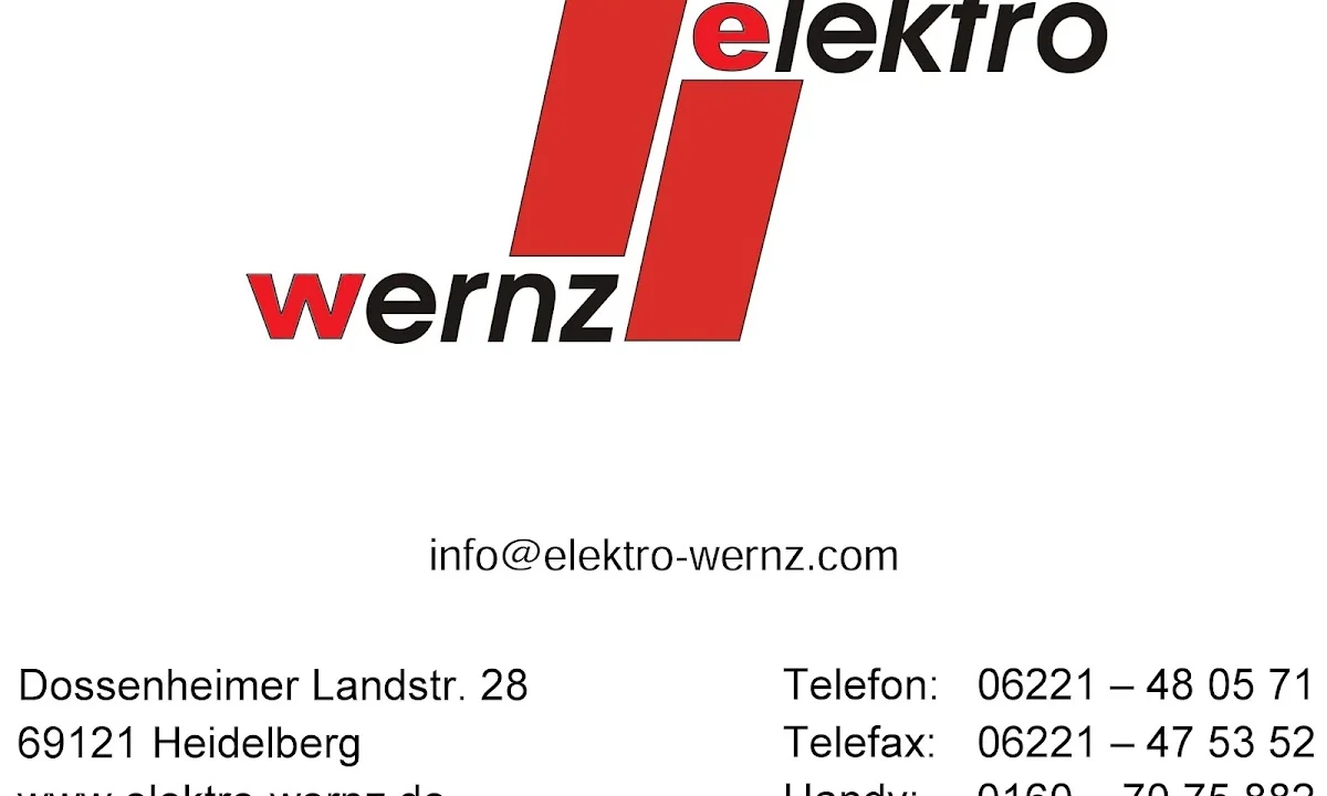 Elektriker Elektro-Wernz + Co. GmbH Heidelberg