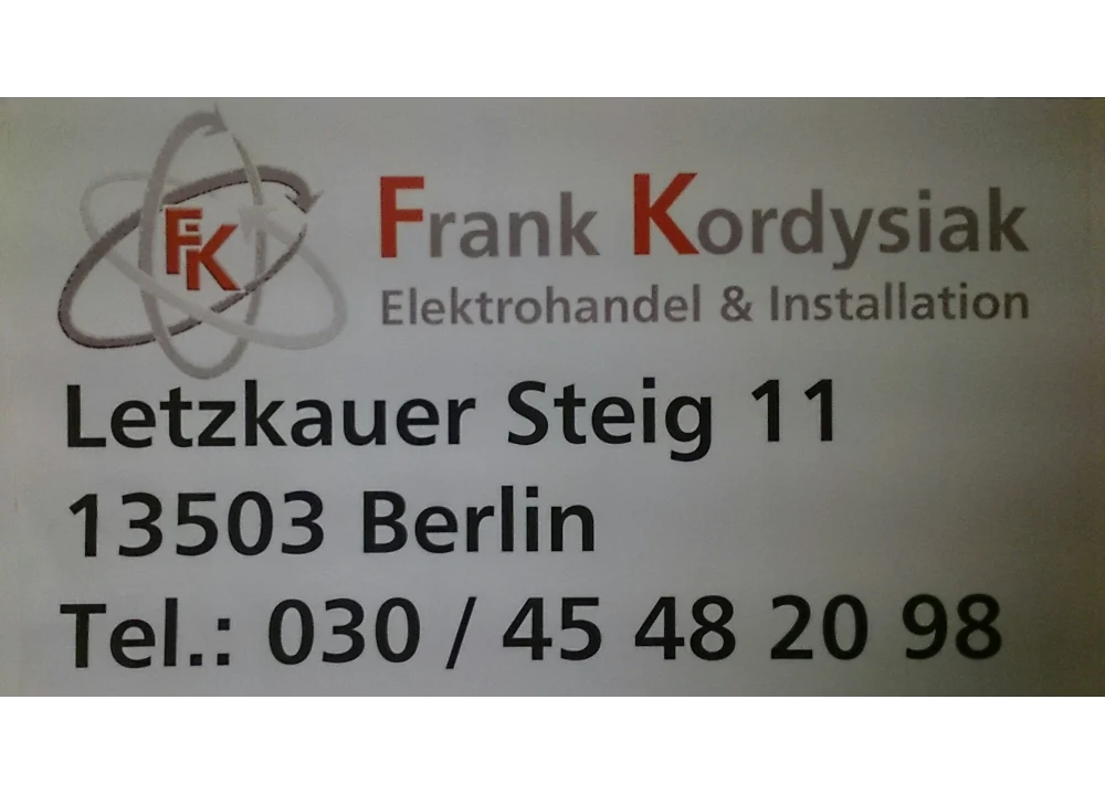 Elektriker Elektrohandel & Installation Berlin