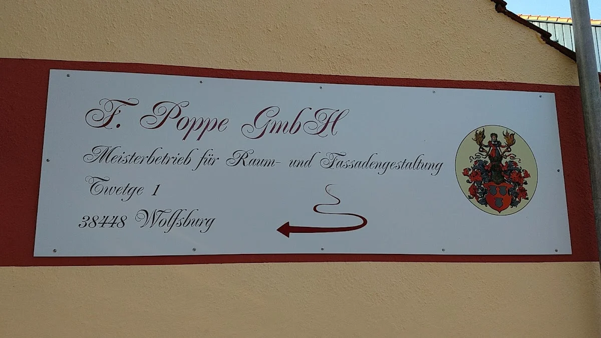 Maler F. Poppe GmbH Meisterbetrieb für Raum- und Fassadengestaltung Wolfsburg