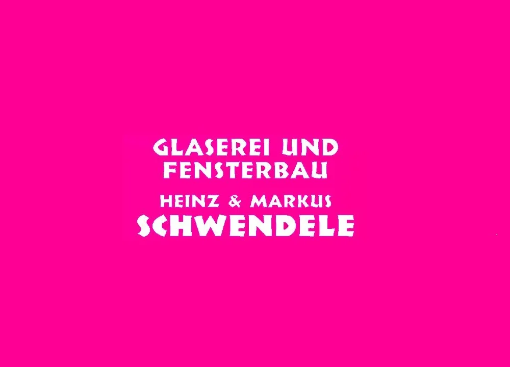 Fensterbauer Glaserei und Fensterbau Schwendele Stuttgart