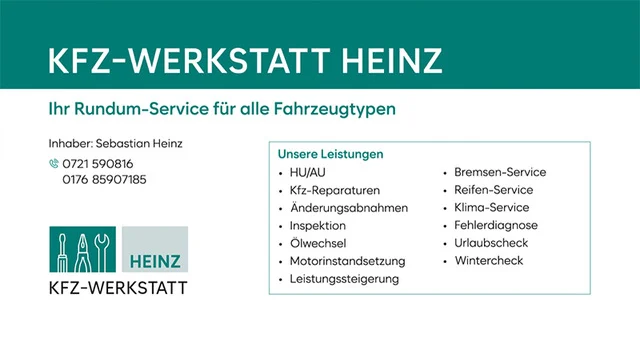 KFZ-Werkstätten Heinz Kfz-Werkstatt Karlsruhe
