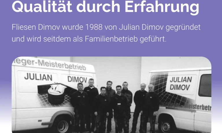 Julian Dimov - Fliesenleger Meisterbetrieb Erlangen