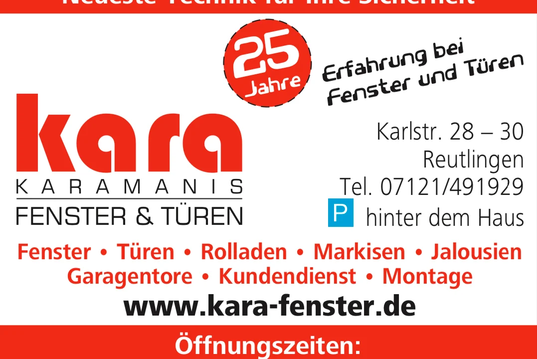 Fensterbauer Kara-Fenster & Türen Reutlingen
