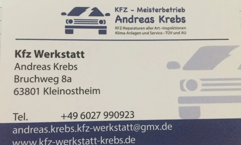 Kfz-Meisterbetrieb Andreas Krebs
