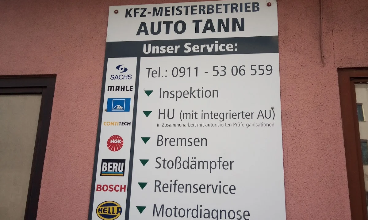 KFZ-Werkstätten Kfz. Meisterbetrieb Tann Nürnberg
