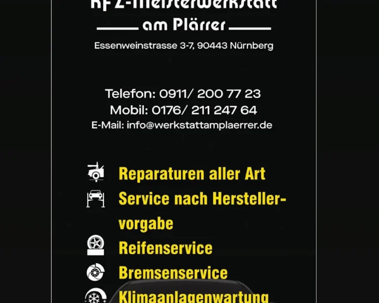 KFZ - Meisterwerkstatt am Plärrer