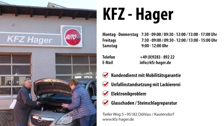 KFZ-Meisterwerkstatt Hager Gerhard e.K.