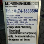 KFZ Meisterwerkstatt Sass