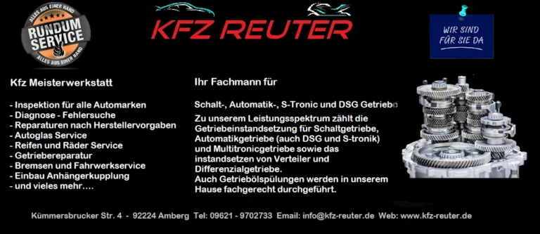 Kfz Reuter Meisterwerkstatt und Getriebe-Spezialist