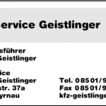 Kfz-Service Geistlinger GmbH & Co. KG
