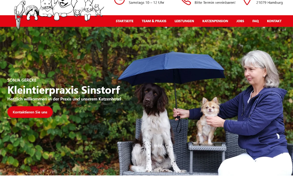 Tierarzt Kleintierpraxis Sinstorf Sonja Gercke Hamburg