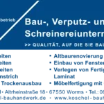 Koschel Bau-, Verputz- und Schreinerei-Unternehmen