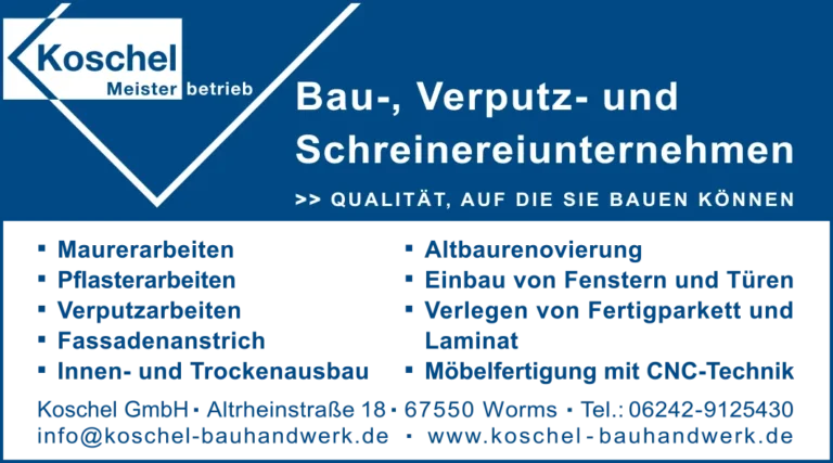 Koschel Bau-, Verputz- und Schreinerei-Unternehmen