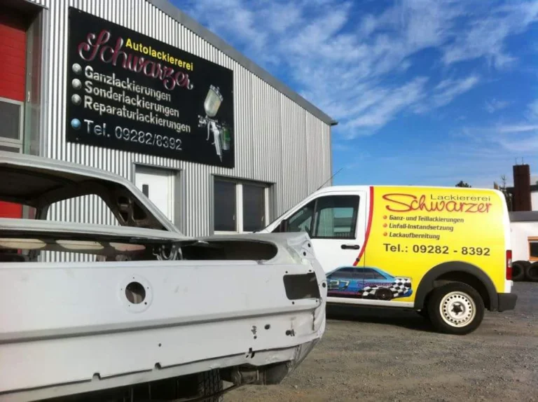 Lackiererei-Schwarzer