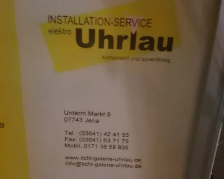 Licht-Galerie elektro Uhrlau