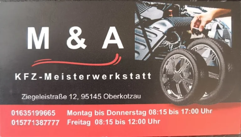 M&A KFZ-Meisterwerkstatt