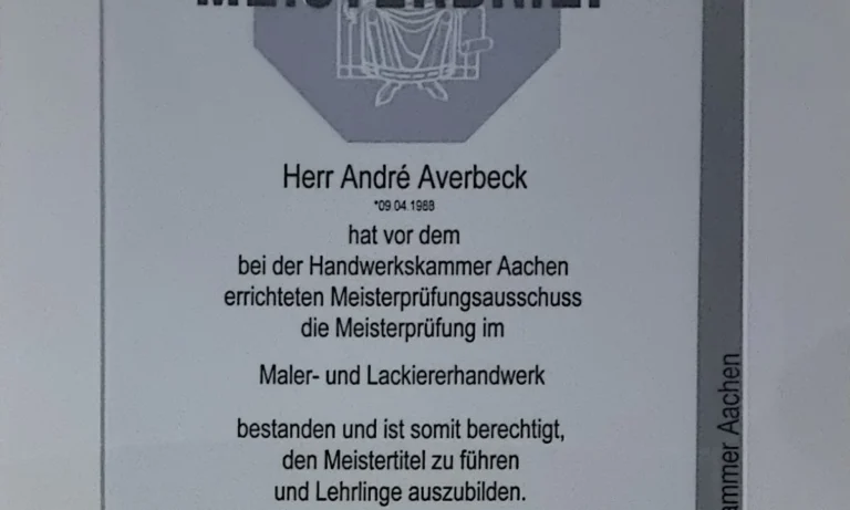 Malermeister André Averbeck