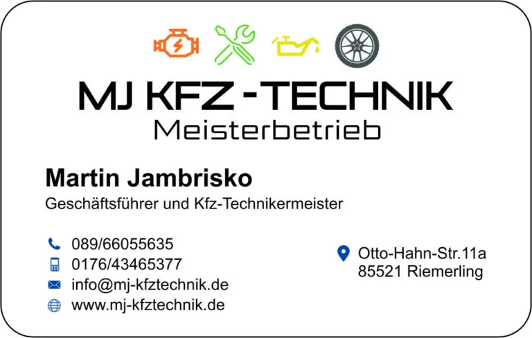 MJ Kfz-Technik Meisterbetrieb