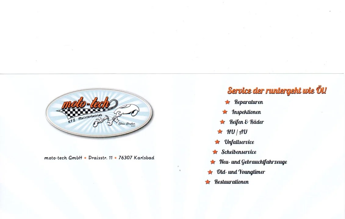KFZ-Werkstätten moto-tech GmbH Inh. Chris Dreher Karlsruhe