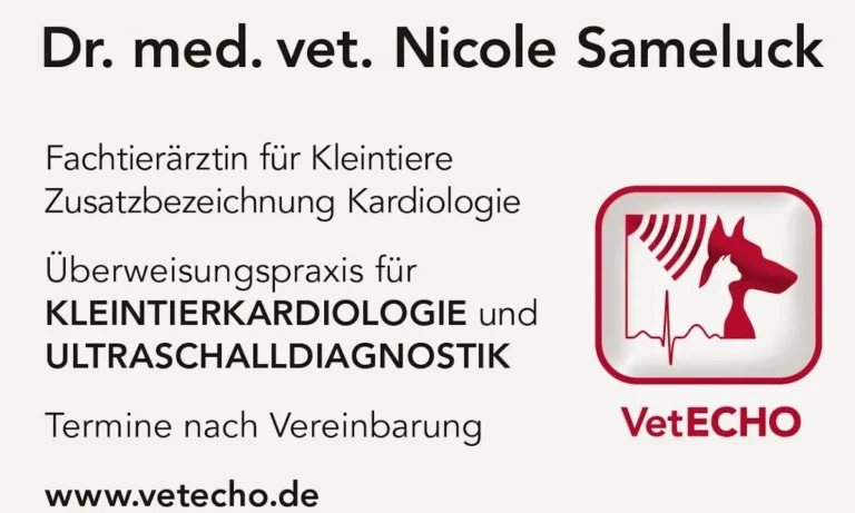 Praxis für KLEINTIER - KARDIOLOGIE - Dr. Nicole Sameluck - VetECHO