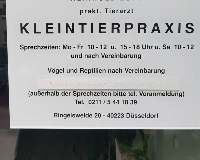 Reinhold Zude Tierarzt