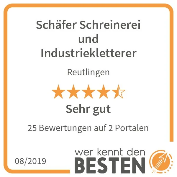 Fensterbauer Schäfer Schreinerei & Industriekletterer GmbH Reutlingen