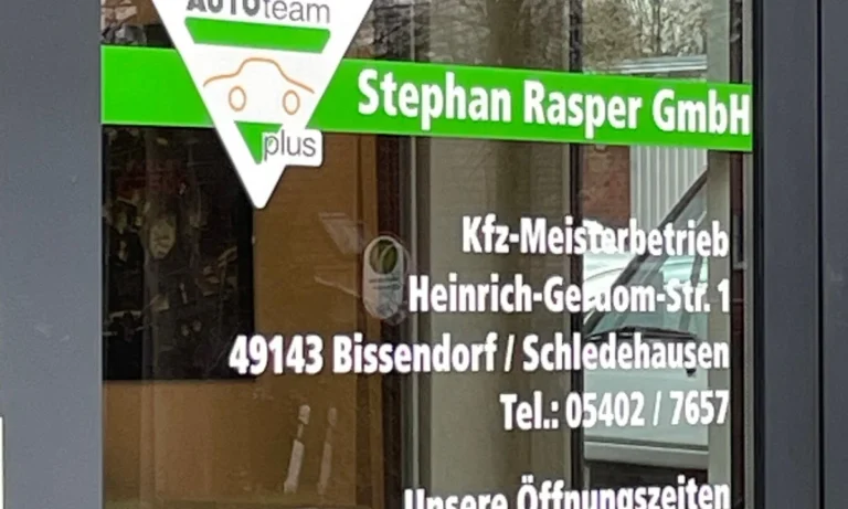 Stephan Rasper GmbH / Kfz Meisterberieb / PKW An- und Verkauf / Abschleppdienst