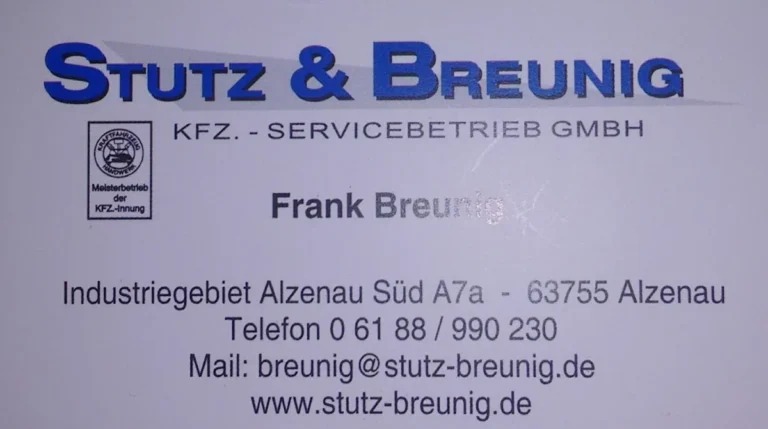 Stutz & Breunig Kfz-Servicebetrieb GmbH