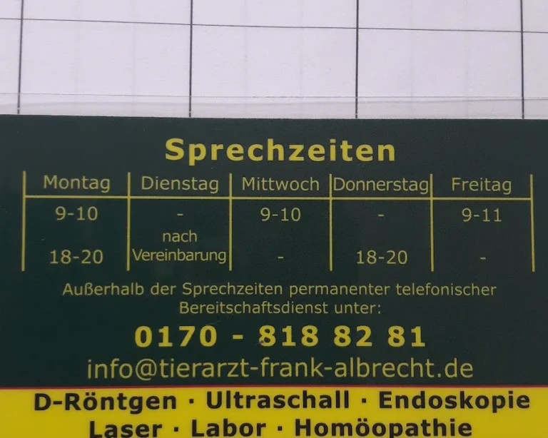 Tierarzt Frank Albrecht