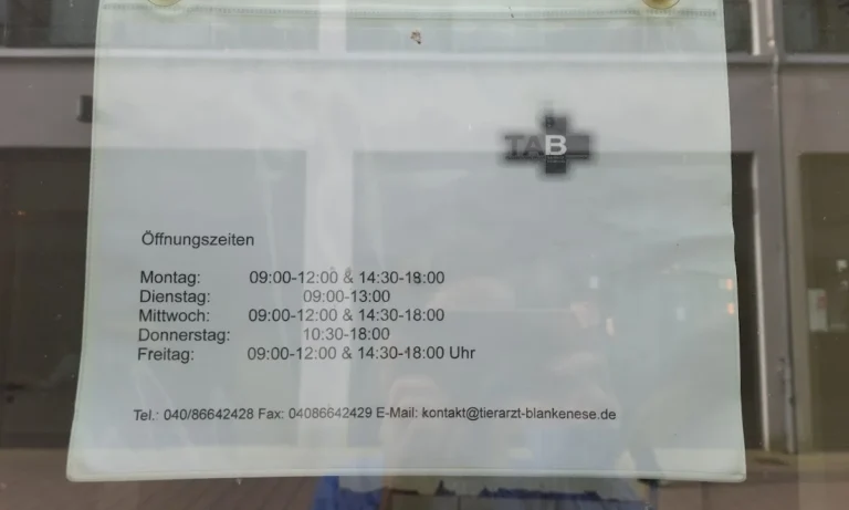 Tierärztliche Praxis am Blankeneser Bahnhof