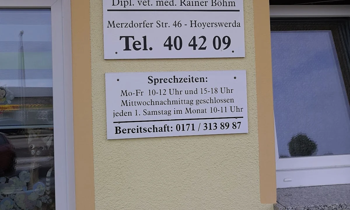 Tierarzt Tierarztpraxis Böhm Hoyerswerda