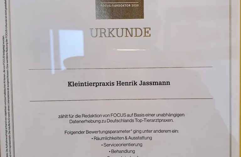 Tierarztpraxis - Dipl. Vet. Med. Henrik Jassmann