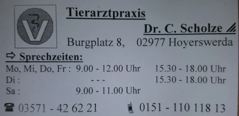 Tierarztpraxis Dr. Scholze