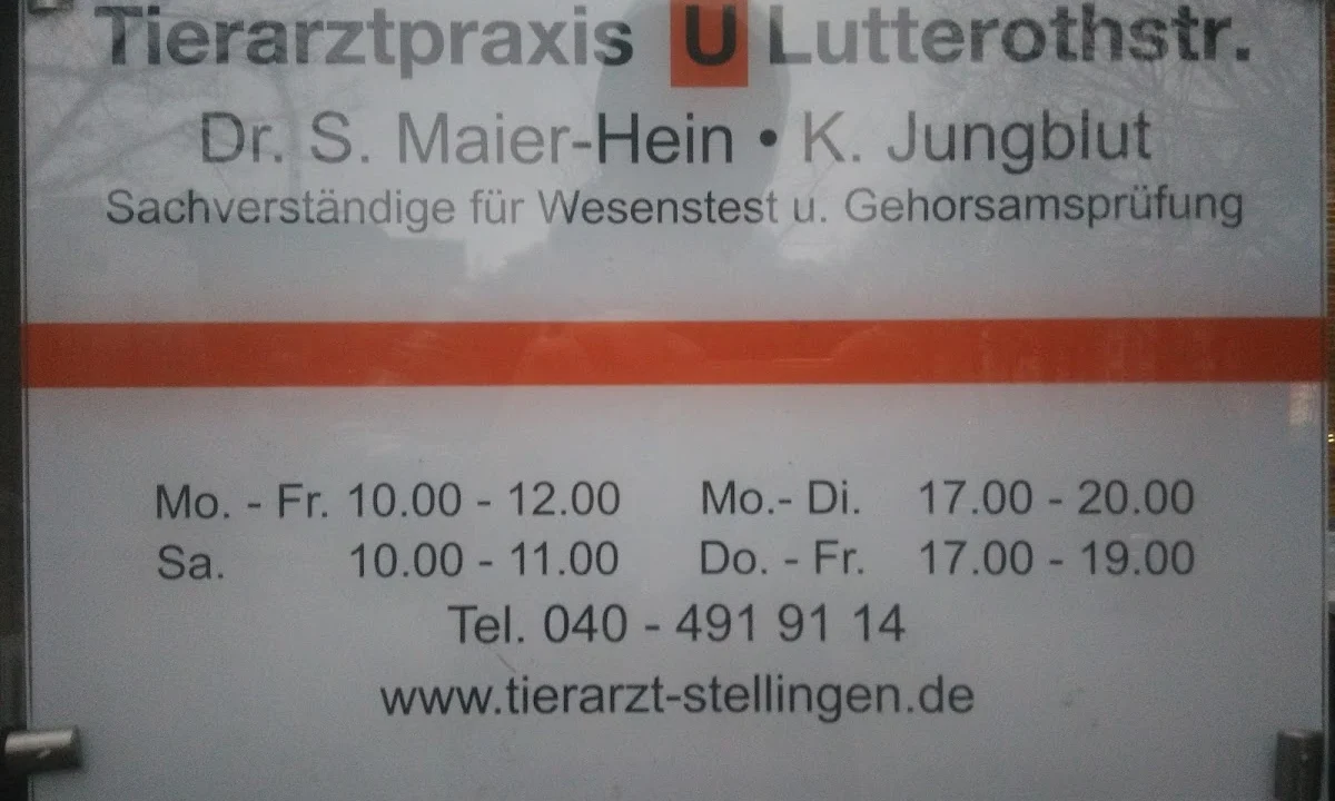 Tierarzt Tierarztpraxis U Lutterothstrasse, Kirsten Jungblut Hamburg