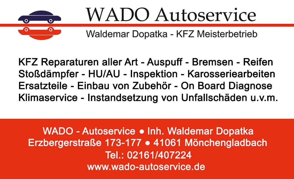 KFZ-Werkstätten WADO Autoservice Mönchengladbach